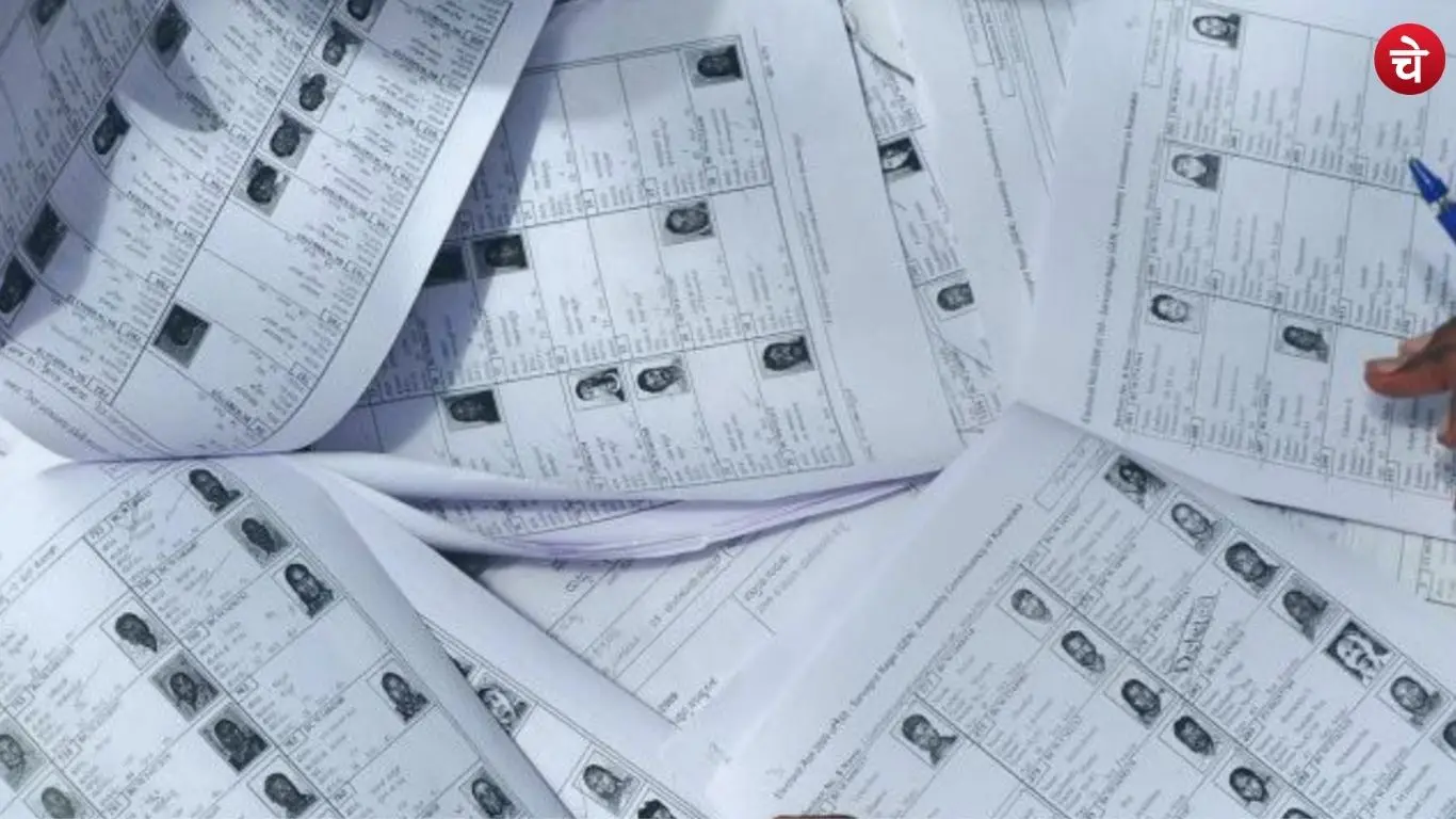 Photograph of the electoral roll